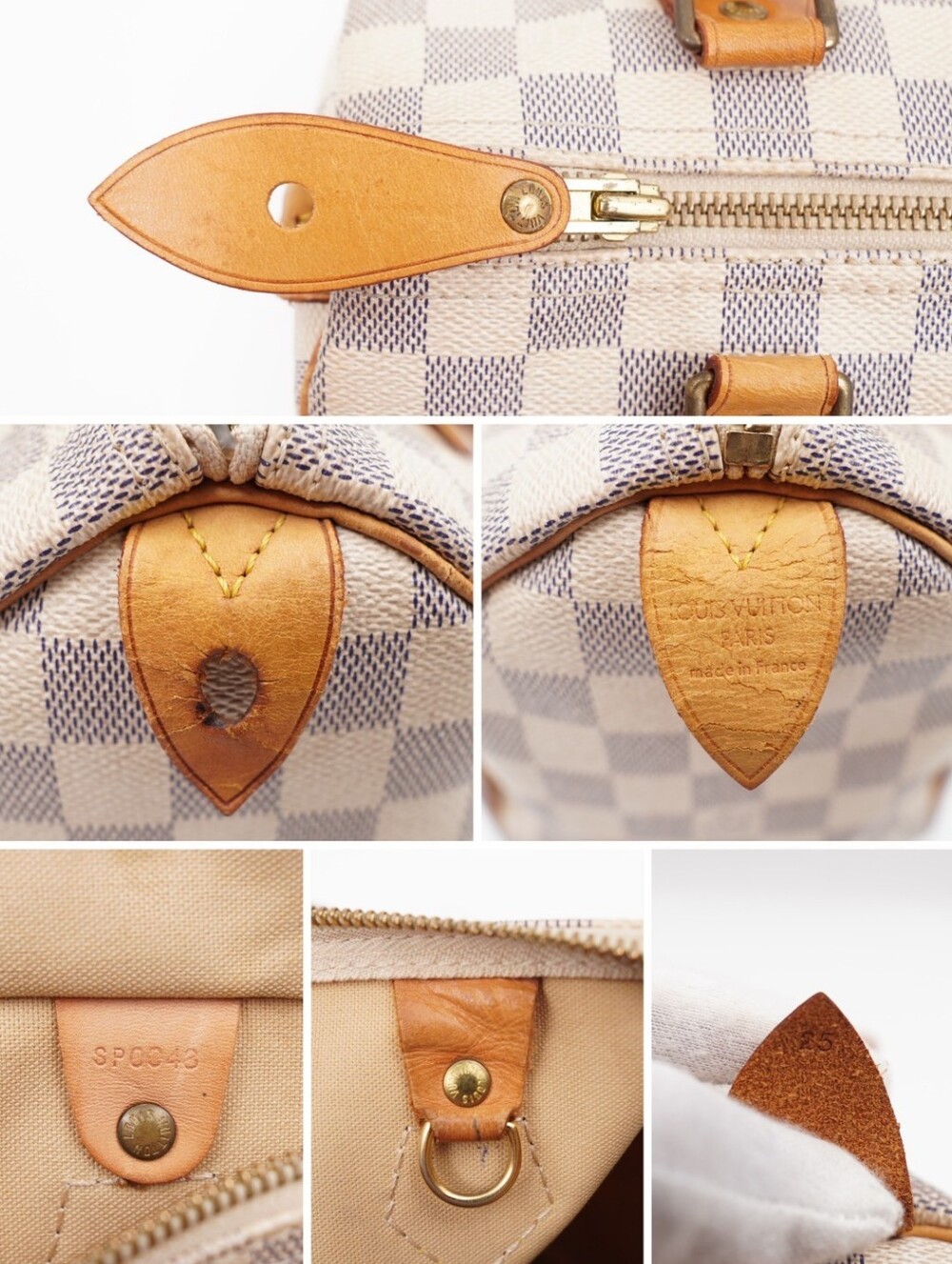 CM32 💗 Louis Vuitton Damier Azur Speedy 25 Handbag - Picture 10 of 15
